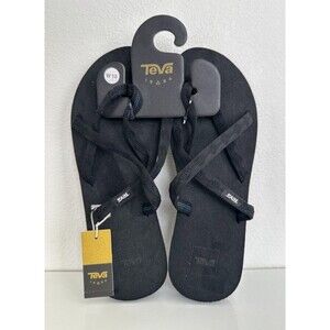 Teva Olowahu Mush Black Strappy Sandals Hiking Beach Comfort Women's Size 10 NEW